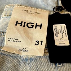 Rag & Bone High Rise Jeans